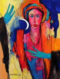 Zohaib Rind, 18 x 24 Inch, Acrylic on Canvas, Figurative Painting, AC-ZR-029